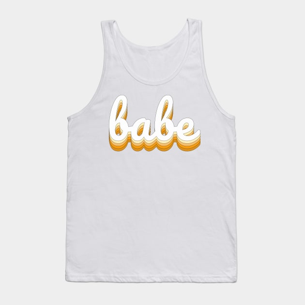 babe Tank Top by Vintage Dream